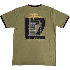 T-Shirt U2 Joshua Tree Europe 1987 (Back Print) Ringer Green XL T-Shirt - 1