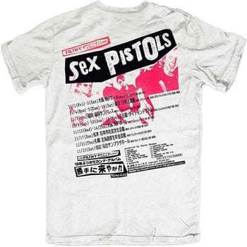 Košulja Sex Pistols Filthy Lucre Japan (Back Print) White S Košulja - 2