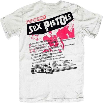 T-shirt Sex Pistols Filthy Lucre Japan (Back Print) White XL T-shirt - 2