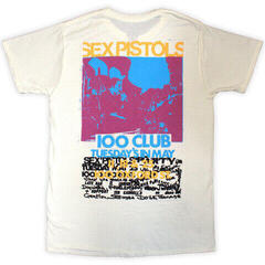 T-Shirt Sex Pistols 100 Club (Back Print) Natural XL T-Shirt - 1