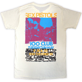 Ing Sex Pistols 100 Club (Back Print) Natural XL Ing - 2