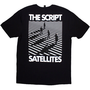 T-Shirt The Script Satellites & Pocket Logo (Back Print) Black L T-Shirt - 2
