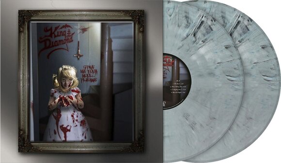 Vinüülplaat King Diamond - Give Me Your Soul...Please (Limited Edition) (Steel Blue Grey Marbled Coloured) (2 LP) - 2