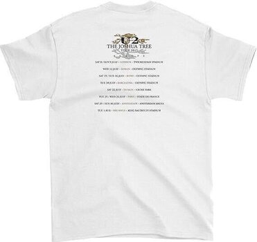 T-shirt U2 Joshua Tree Photo (Back Print & Ex-Tour) White XL T-shirt - 2