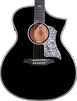 electro-acoustic guitar Bromo BAN4CE Black electro-acoustic guitar - 6