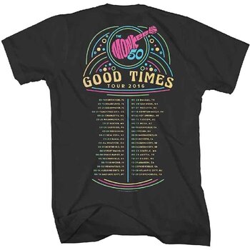 T-Shirt The Monkees Guitar Discography (Back Print) Black M T-Shirt - 2
