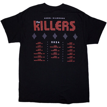 T-shirt The Killers Tour '24 Rebel Diamonds (Back Print & Ex-Tour) Black L T-shirt - 2