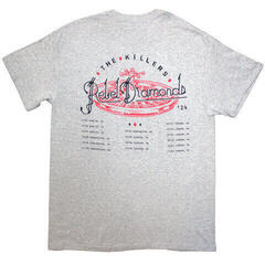 T-shirt The Killers Tour '24 Roulette Wheel (Back Print & Ex-Tour) Grey XL T-shirt - 1