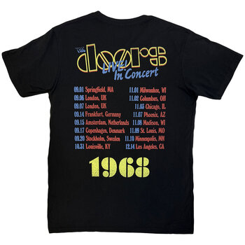 Skjorte The Doors Live In Concert '68 (Back Print) Carbon Black XL Skjorte - 2