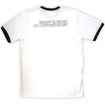 Camiseta de manga corta Beastie Boys Record Label (Back Print) Ringer White S Camiseta de manga corta - 2