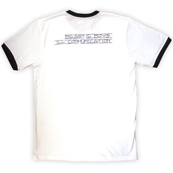 T-Shirt Beastie Boys Record Label (Back Print) Ringer White M T-Shirt - 2