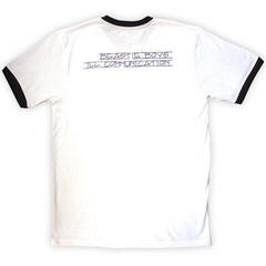 T-shirt Beastie Boys Record Label (Back Print) Ringer White L T-shirt - 1