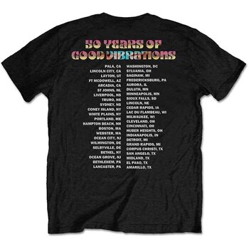 Skjorte The Beach Boys Good Vibes Tour (Back Print) Black 3XL Skjorte - 2