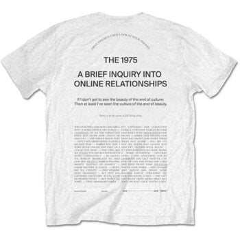 T-shirt The 1975 ABIIOR Welcome Welcome (Back Print) White L T-shirt - 2