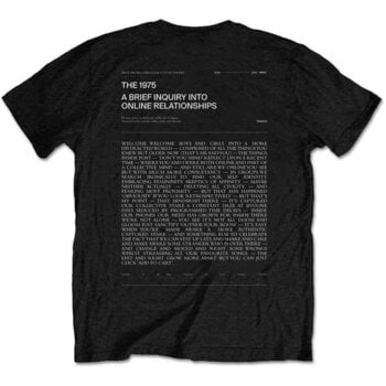 T-Shirt The 1975 A Brief Inquiry (Back Print) Black S T-Shirt - 2