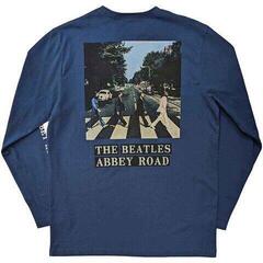 T-shirt The Beatles Abbey Road (Back & Sleeve Print) Denim Blue L T-shirt - 1
