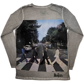 T-särk The Beatles Abbey Road Back Print Stone Wash (Back Print) Silver Grey XL T-särk - 2