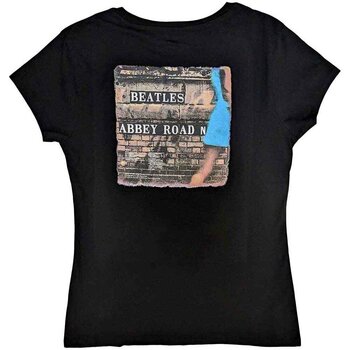 Skjorte The Beatles Vintage Abbey Road (Back Print) Black XL Dame Skjorte - 2