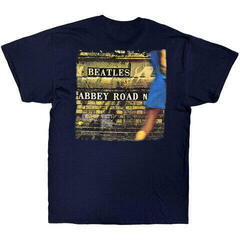 T-Shirt The Beatles Vintage Abbey Road (Back Print) Navy Blue L T-Shirt - 1