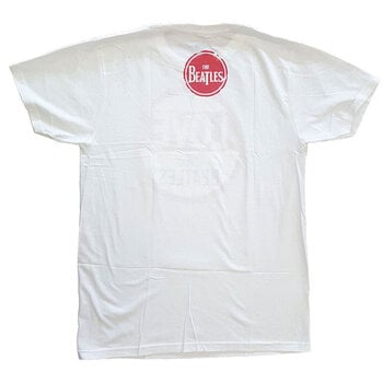Риза The Beatles Vintage I Love The Beatles (Back Print) White S Риза - 2