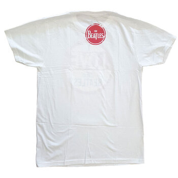T-shirt The Beatles Vintage I Love The Beatles (Back Print) White XL T-shirt - 2