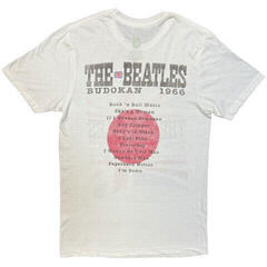 T-shirt The Beatles Budokan Set List (Back Print) White M T-shirt - 1