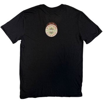 T-Shirt The Beatles Sgt Pepper Blue (Back Print) Black S T-Shirt - 2