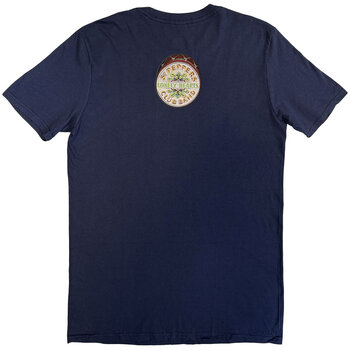 T-shirt The Beatles Sgt Pepper Blue (Back Print) Navy Blue XL T-shirt - 2
