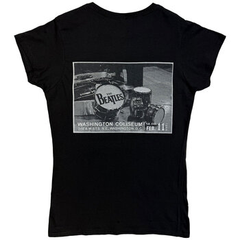 Shirt The Beatles Washington Coliseum (Back Print) Black M Dames Shirt - 2
