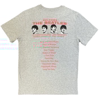 T-Shirt The Beatles Candlestick Park (Back Print) Grey L T-Shirt - 2