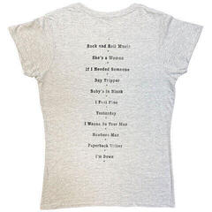 T-Shirt The Beatles Budokan Set List (Back Print) - 1