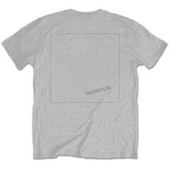 T-shirt The Beatles White Album Back (Back Print) Grey 2XL T-shirt - 1