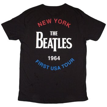 T-shirt The Beatles New York 1964 (Back Print) Black L T-shirt - 2
