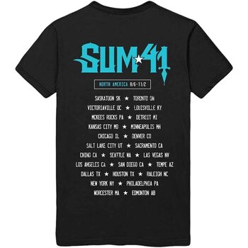 Skjorte Sum 41 Blue Demon (Back Print) Black XL Skjorte - 2