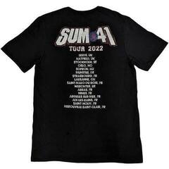 T-shirt Sum 41 AKNF Grid European Tour 2022 (Back Print & Ex-Tour) Black L T-shirt - 1