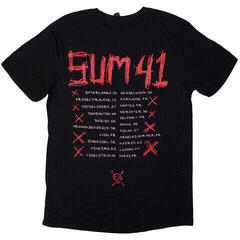 T-shirt Sum 41 Tour '24 Fuck Sum 41 (Back Print & Ex-Tour) Black XL T-shirt - 1