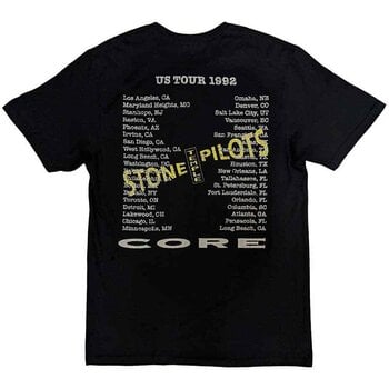 T-Shirt Stone Temple Pilots Core US Tour '92 (Back Print) Black L T-Shirt - 2
