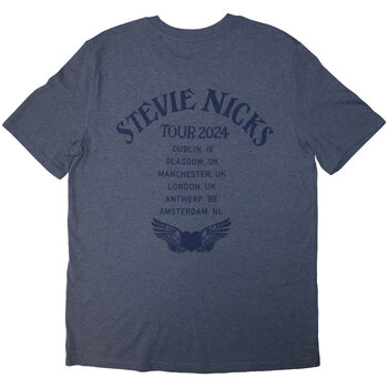 Marškinėliai Stevie Nicks Tour '24 Winged Heart (Back Print & Ex-Tour) Navy Blue XL Marškinėliai - 2