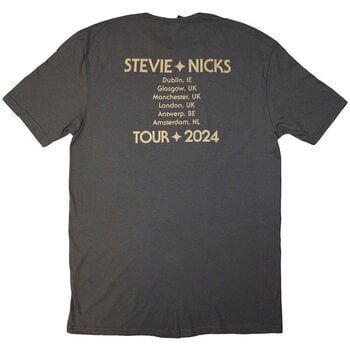 T-shirt Stevie Nicks Tour '24 Vintage Photo (Back Print & Ex-Tour) Charcoal Grey L T-shirt - 2