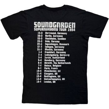Skjorte Soundgarden Superunknown Tour '94 (Back Print) Carbon Black 2XL Skjorte - 2