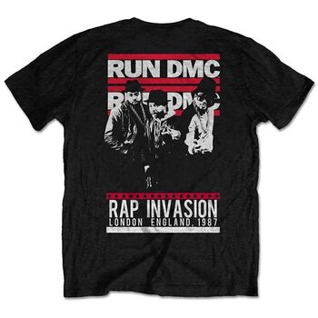 Shirt Run DMC Rap Invasion (Back Print) Black M Shirt - 2
