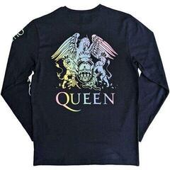 Camiseta de manga corta Queen Rainbow Crest (Back & Sleeve Print) Denim Blue S Camiseta de manga corta - 1