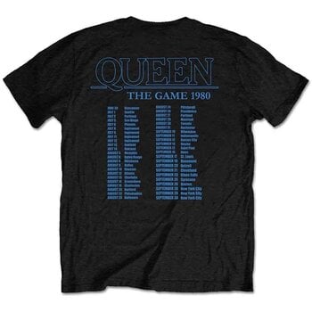 T-shirt Queen The Game Tour (Back Print) Black L T-shirt - 2