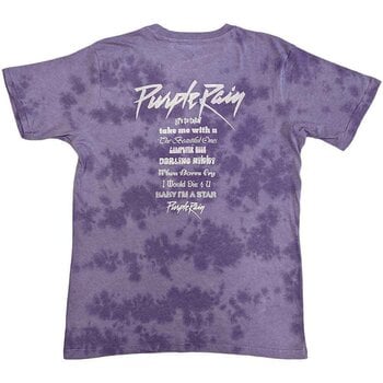 T-shirt Prince Purple Rain (Back Print & Wash Collection) Purple XL T-shirt - 2