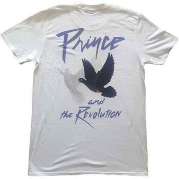 T-shirt Prince Faces & Doves (Back Print) White 2XL T-shirt - 2