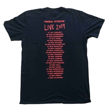 T-Shirt Primal Scream Maximum RnR (Back Print & Ex-Tour) Black M T-Shirt - 2