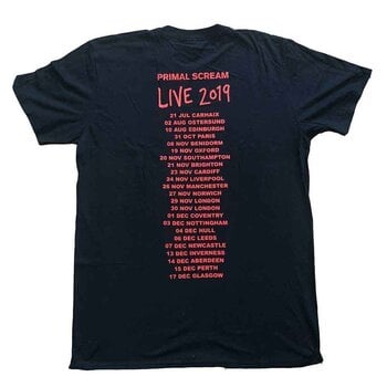 Skjorte Primal Scream Maximum RnR (Back Print & Ex-Tour) Black XL Skjorte - 2