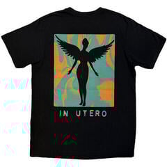 T-Shirt Nirvana In Utero Angel Swirl (Back Print) Carbon - 1