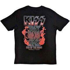 T-Shirt Kiss End Of The Road Tour Red (Back Print) Black L T-Shirt - 1