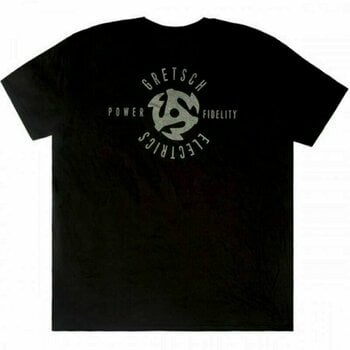 T-Shirt Gretsch T-Shirt Power & Fidelity 45RPM Black L - 2